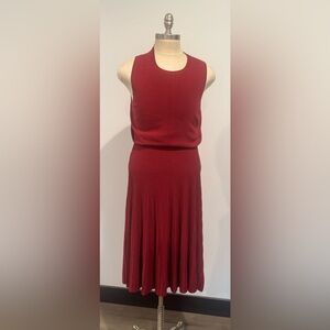 Banana Republic Rich Red Midi Dress